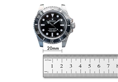 lug width on a submariner rolex
